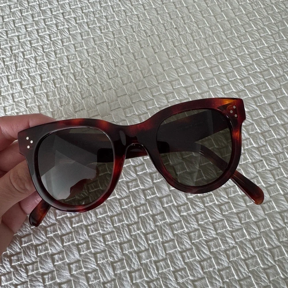 Celine Tortoise Shell Sunglasses - Picture 4 of 14